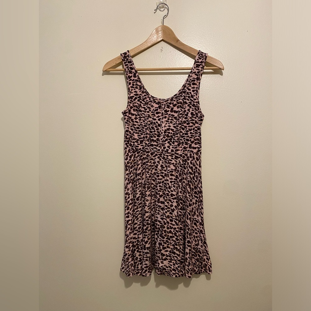 Free People Animal Print Mini Dress . Size XS